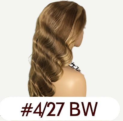 26” Inch #4/27 Body Wave Lace Closure Wig