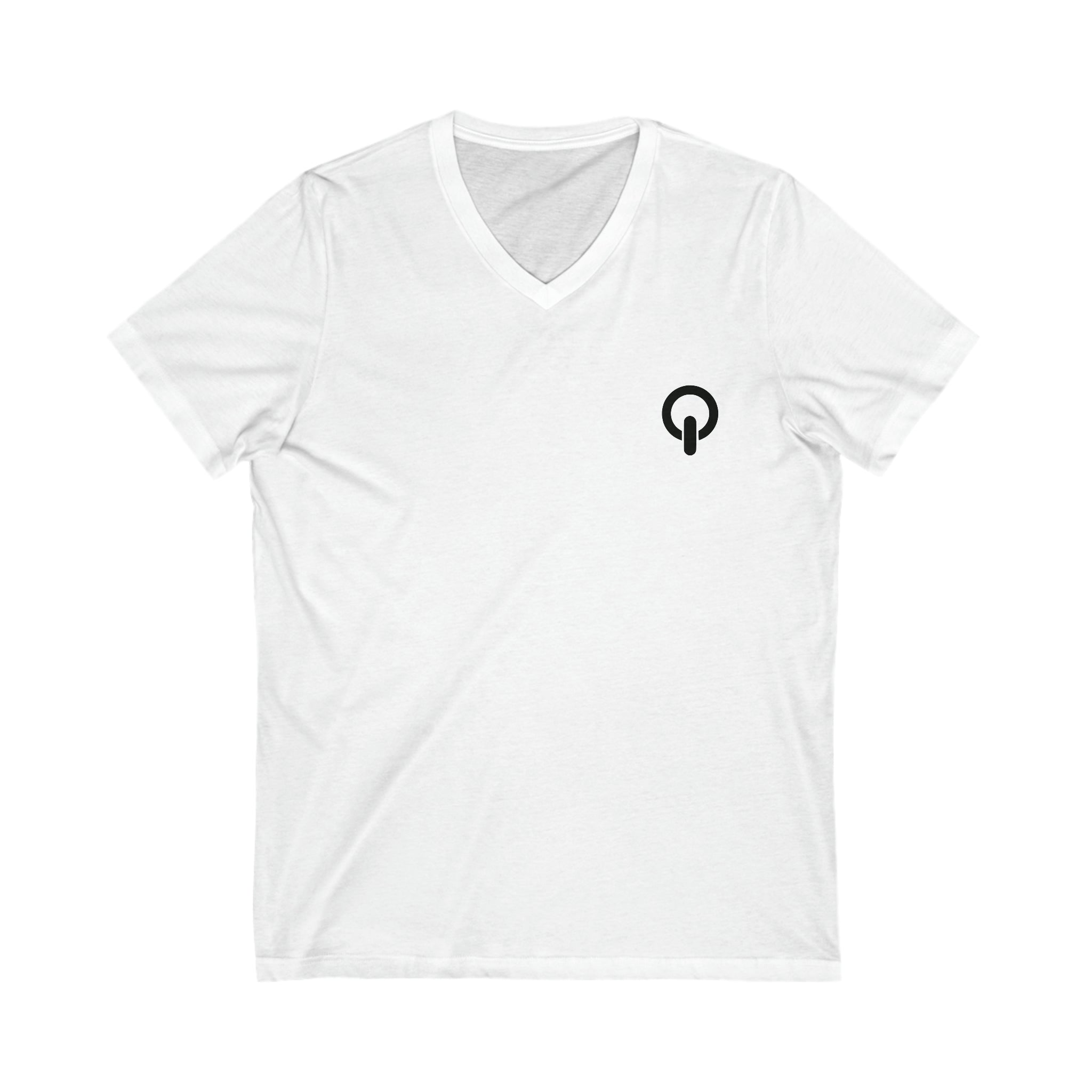 Unisex Jersey Short Sleeve V-Neck Tee