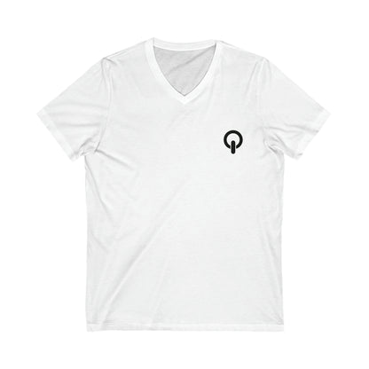 Unisex Jersey Short Sleeve V-Neck Tee