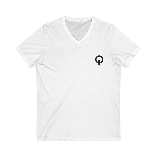 Unisex Jersey Short Sleeve V-Neck Tee