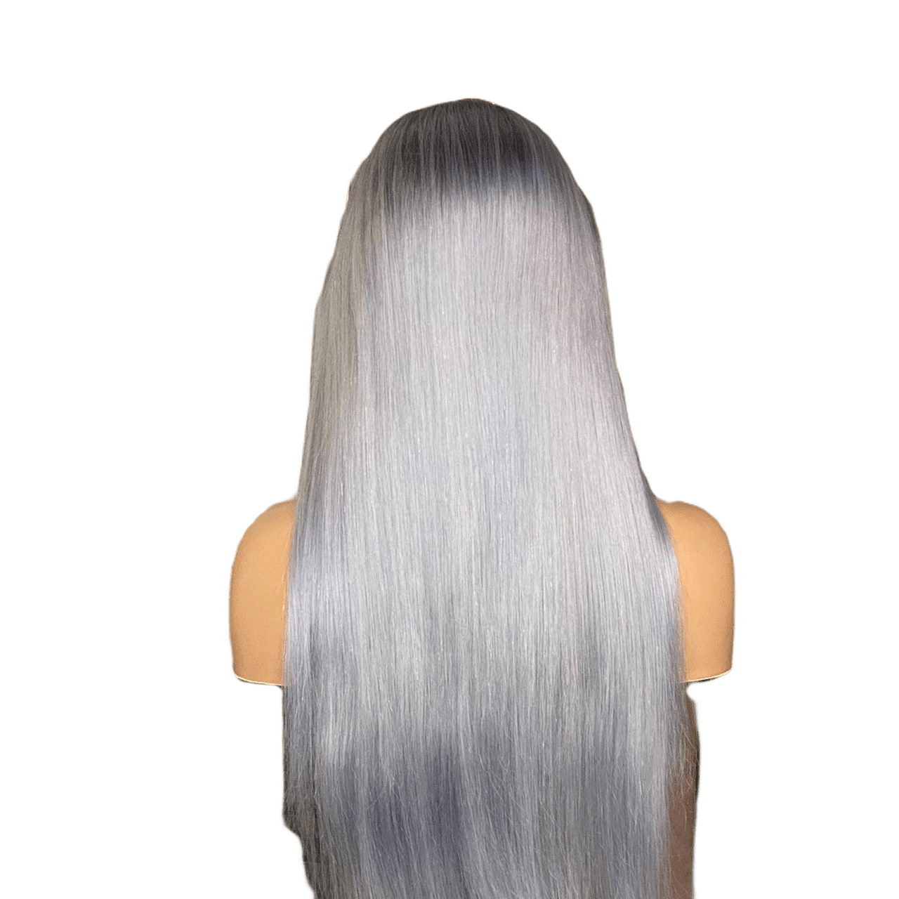 Straight color silver/grey