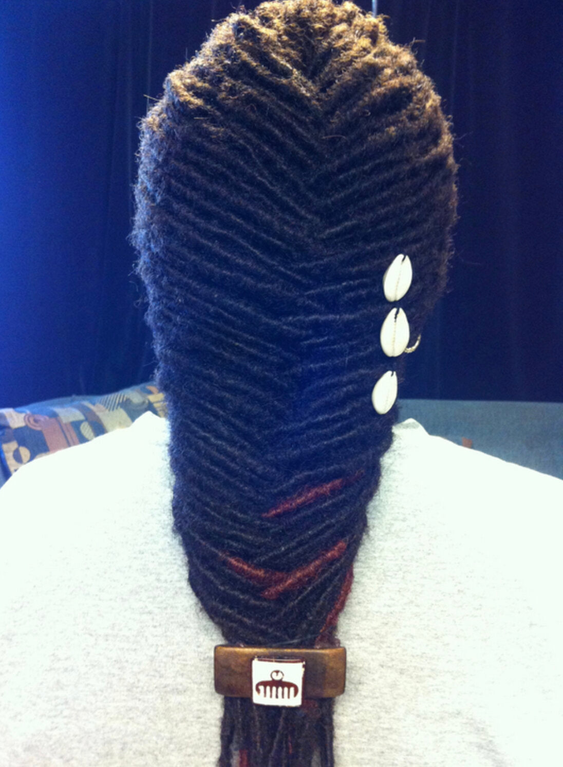 Human hair loc extensions