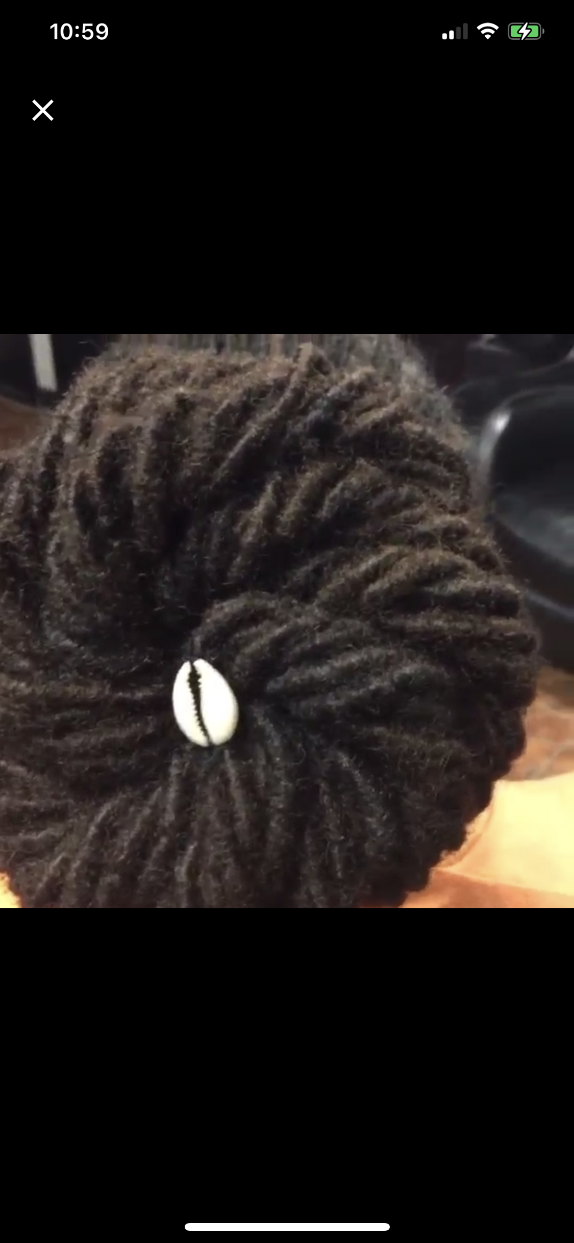 Human hair loc extensions