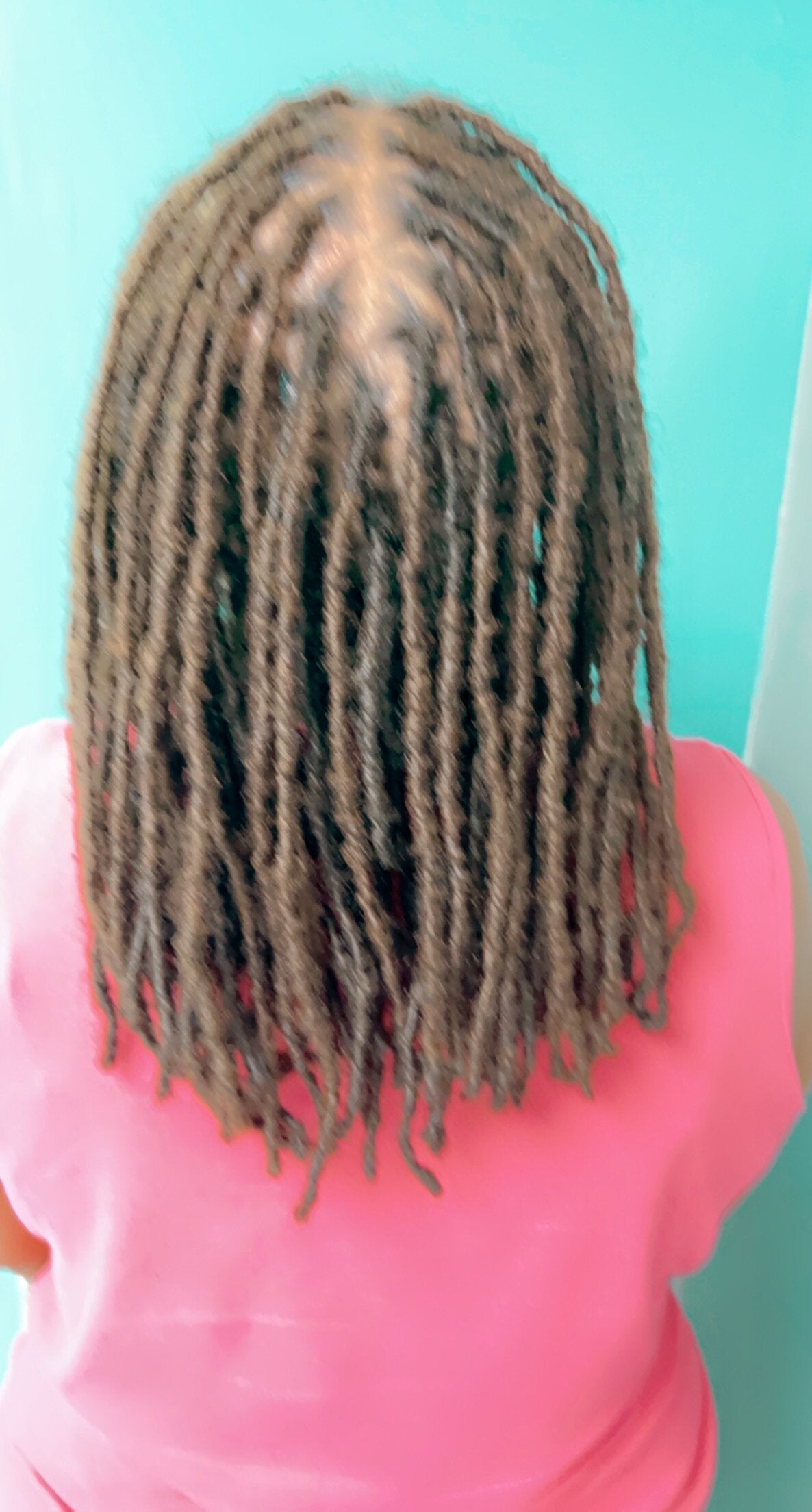 Human hair loc extensions